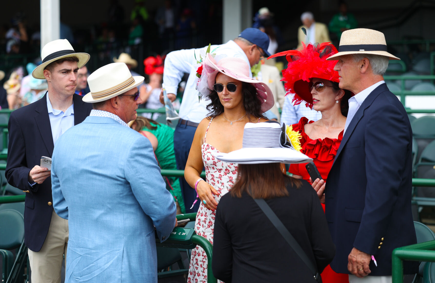 Group stands at a box at Churchill.JPG